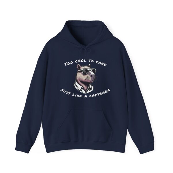 Unisex Heavy Blend™ Hooded Sweatshirt with Cute Capybara Design – Warm and Stylish Hoodie