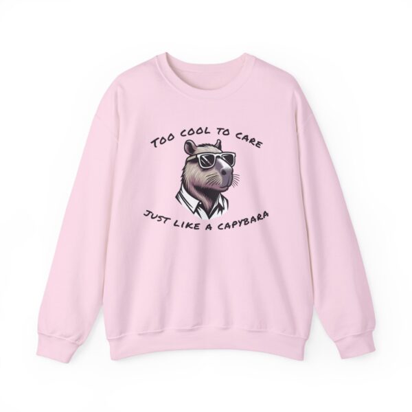 Unisex Heavy Blend™ Crewneck Sweatshirt with Cute Capybara Design – Embrace Comfort Every Day