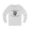 Unisex Jersey Long Sleeve Tee with Unique Capybara Design – Comfortable and Stylish Top