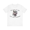 Unisex Jersey Short Sleeve Tee with Adorable Capybara Design – Soft and Stylish T-Shirt
