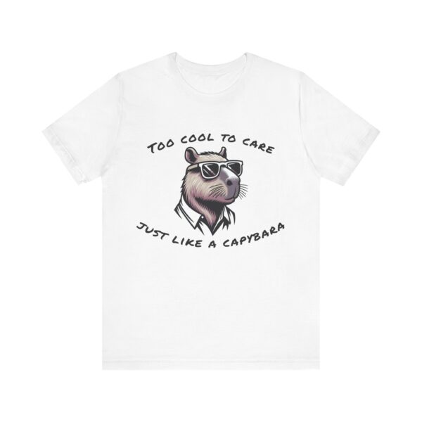 Unisex Jersey Short Sleeve Tee with Adorable Capybara Design – Soft and Stylish T-Shirt
