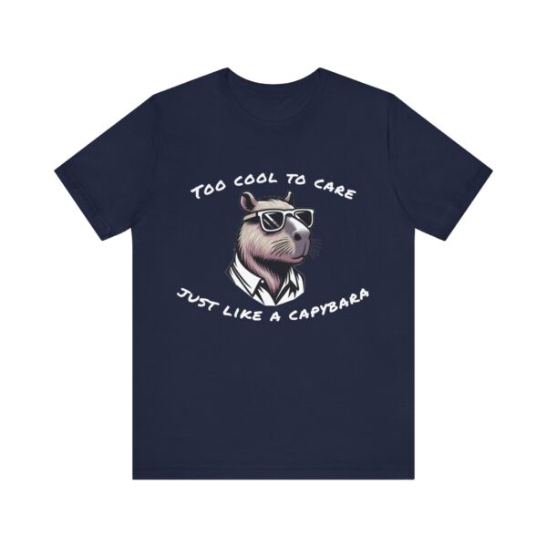 Unisex Jersey Short Sleeve Tee with Adorable Capybara Design – Soft and Stylish T-Shirt