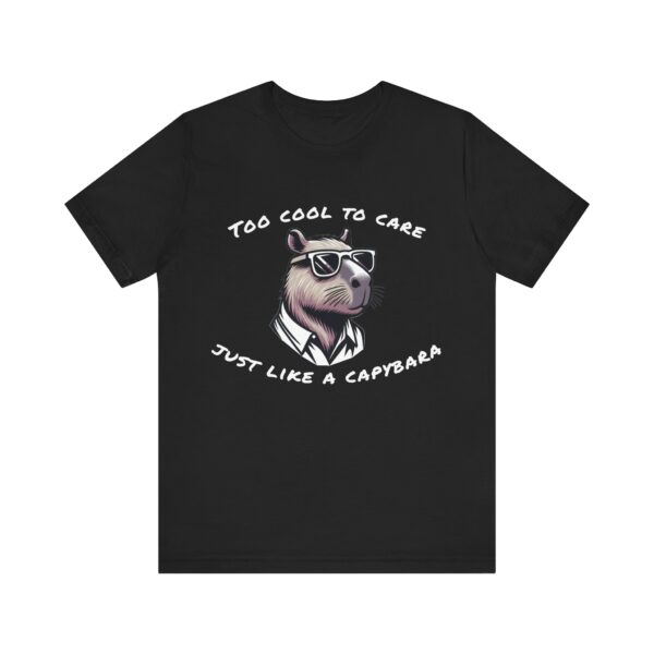Unisex Jersey Short Sleeve Tee with Adorable Capybara Design – Soft and Stylish T-Shirt