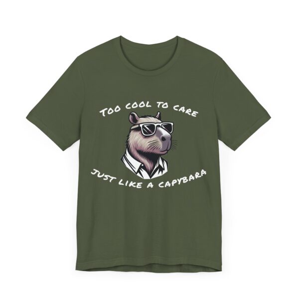 Unisex Jersey Short Sleeve Tee with Adorable Capybara Design – Soft and Stylish T-Shirt