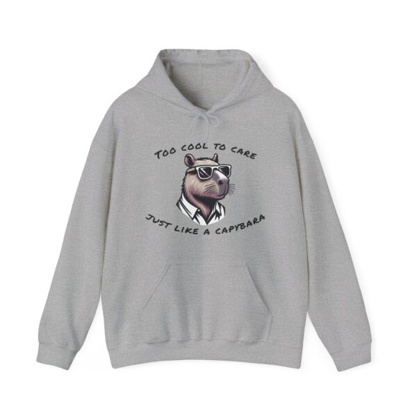 Unisex Heavy Blend™ Hooded Sweatshirt with Cute Capybara Design – Warm and Stylish Hoodie