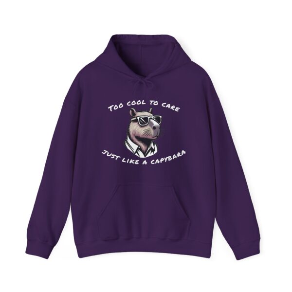 Unisex Heavy Blend™ Hooded Sweatshirt with Cute Capybara Design – Warm and Stylish Hoodie