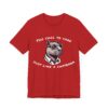 Unisex Jersey Short Sleeve Tee with Adorable Capybara Design – Soft and Stylish T-Shirt