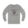 Unisex Jersey Long Sleeve Tee with Unique Capybara Design – Comfortable and Stylish Top