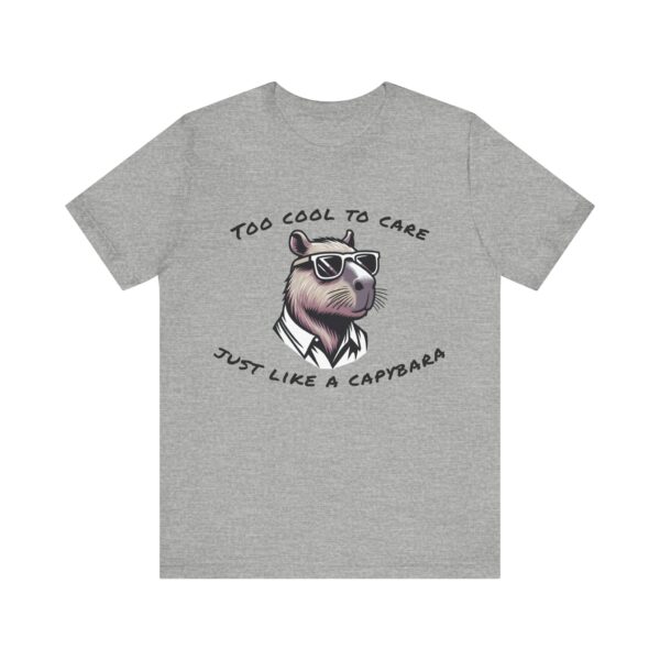 Unisex Jersey Short Sleeve Tee with Adorable Capybara Design – Soft and Stylish T-Shirt