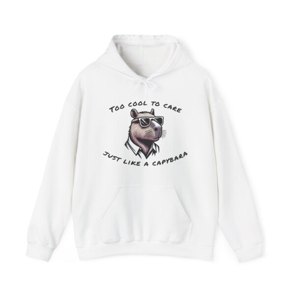 Unisex Heavy Blend™ Hooded Sweatshirt with Cute Capybara Design – Warm and Stylish Hoodie