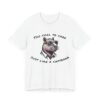 Unisex Jersey Short Sleeve Tee with Adorable Capybara Design – Soft and Stylish T-Shirt