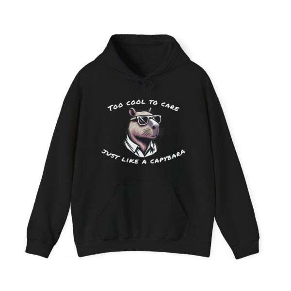 Unisex Heavy Blend™ Hooded Sweatshirt with Cute Capybara Design – Warm and Stylish Hoodie