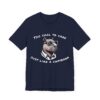 Unisex Jersey Short Sleeve Tee with Adorable Capybara Design – Soft and Stylish T-Shirt
