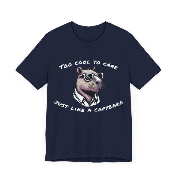 Unisex Jersey Short Sleeve Tee with Adorable Capybara Design – Soft and Stylish T-Shirt