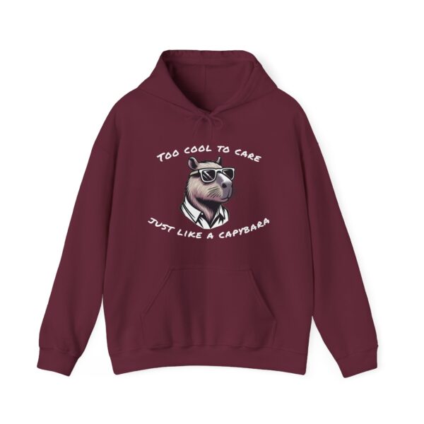 Unisex Heavy Blend™ Hooded Sweatshirt with Cute Capybara Design – Warm and Stylish Hoodie