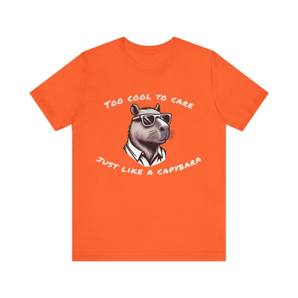 Unisex Jersey Short Sleeve Tee with Adorable Capybara Design – Soft and Stylish T-Shirt