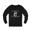 Unisex Jersey Long Sleeve Tee with Unique Capybara Design – Comfortable and Stylish Top