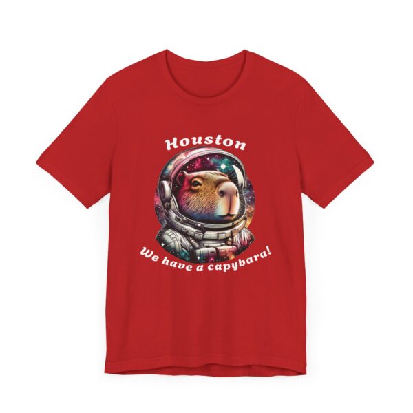 Unisex Jersey Short Sleeve Tee with Adorable Capybara Design – Soft and Stylish T-Shirt