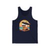 Unisex Jersey Tank Top with Cute Capybara Design – Perfect for Summer Style