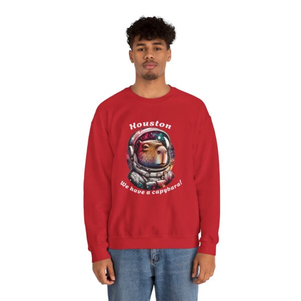 Unisex Heavy Blend™ Crewneck Sweatshirt with Cute Capybara Design – Embrace Comfort Every Day