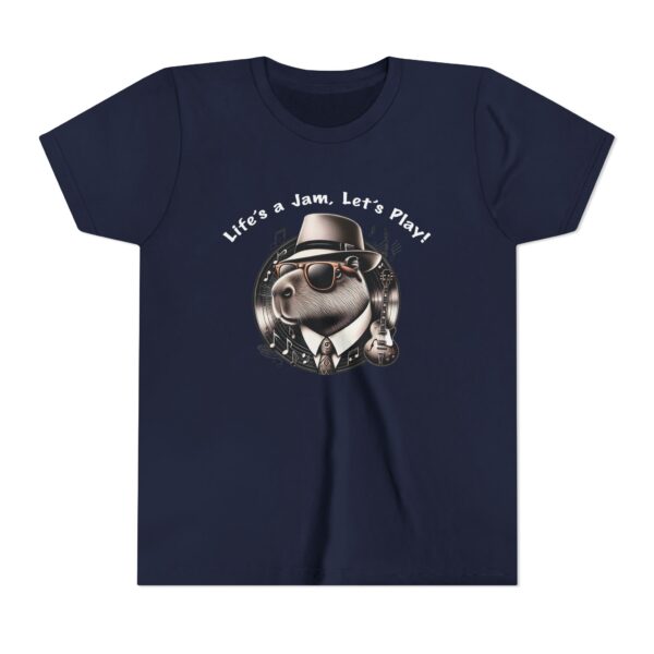 Youth Short Sleeve Tee with Cute Capybara Design – Soft, Fun, and Perfect for Everyday Wear