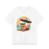 Unisex Jersey Short Sleeve Tee with Adorable Capybara Design – Soft and Stylish T-Shirt