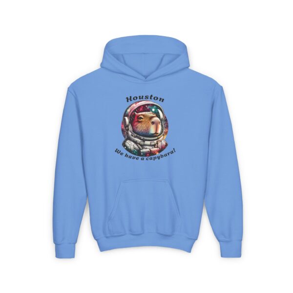 Youth Heavy Blend Hooded Sweatshirt with Cute Capybara Design – Warm, Cozy, and Perfect for Kids