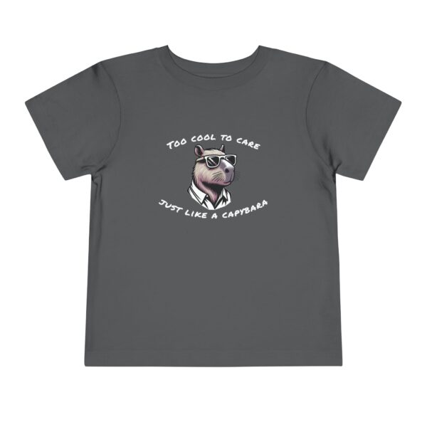 Toddler Short Sleeve Tee with Adorable Capybara Design – Soft, Fun, and Perfect for Everyday Play