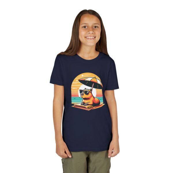 Youth Short Sleeve Tee with Cute Capybara Design – Soft, Fun, and Perfect for Everyday Wear