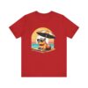 Unisex Jersey Short Sleeve Tee with Adorable Capybara Design – Soft and Stylish T-Shirt