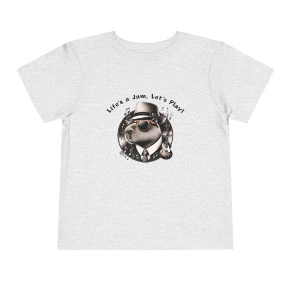 Toddler Short Sleeve Tee with Adorable Capybara Design – Soft, Fun, and Perfect for Everyday Play