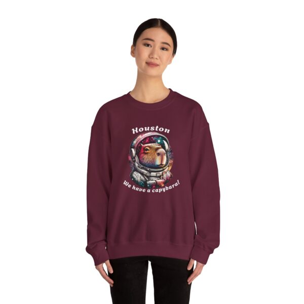 Unisex Heavy Blend™ Crewneck Sweatshirt with Cute Capybara Design – Embrace Comfort Every Day