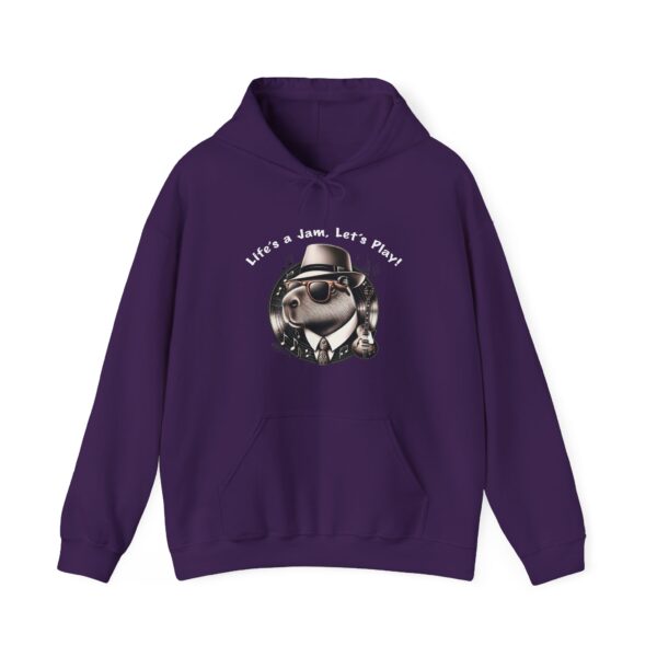 Unisex Heavy Blend™ Hooded Sweatshirt with Cute Capybara Design – Warm and Stylish Hoodie