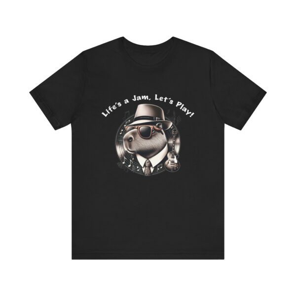 Unisex Jersey Short Sleeve Tee with Adorable Capybara Design – Soft and Stylish T-Shirt