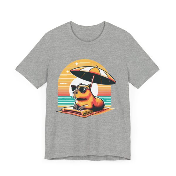 Unisex Jersey Short Sleeve Tee with Adorable Capybara Design – Soft and Stylish T-Shirt