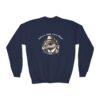 Youth Crewneck Sweatshirt with Adorable Capybara Design – Cozy and Fun for Everyday Wear