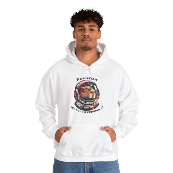 Unisex Heavy Blend™ Hooded Sweatshirt with Cute Capybara Design – Warm and Stylish Hoodie
