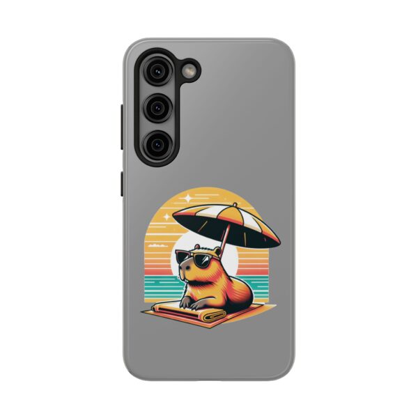 Tough Phone Case with Capybara Design – Durable Protection with Adorable Style