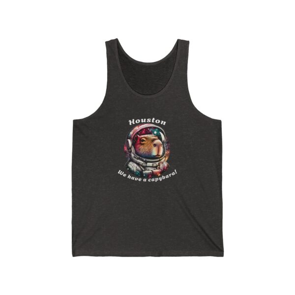 Unisex Jersey Tank Top with Cute Capybara Design – Perfect for Summer Style