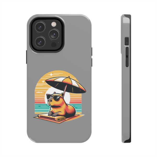 Tough Phone Case with Capybara Design – Durable Protection with Adorable Style
