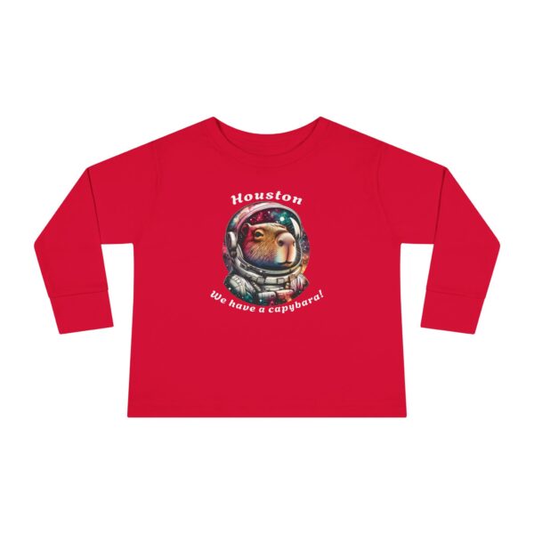 Toddler Long Sleeve Tee with Adorable Capybara Design – Soft, Warm, and Fun for Everyday Wear