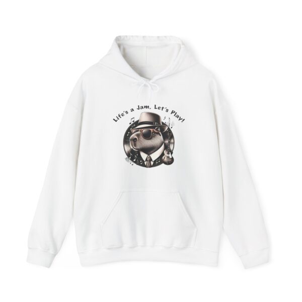 Unisex Heavy Blend™ Hooded Sweatshirt with Cute Capybara Design – Warm and Stylish Hoodie