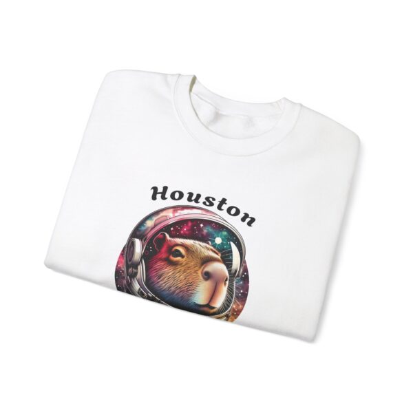 Unisex Heavy Blend™ Crewneck Sweatshirt with Cute Capybara Design – Embrace Comfort Every Day
