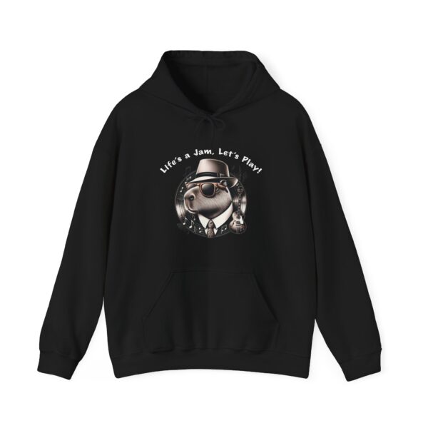 Unisex Heavy Blend™ Hooded Sweatshirt with Cute Capybara Design – Warm and Stylish Hoodie