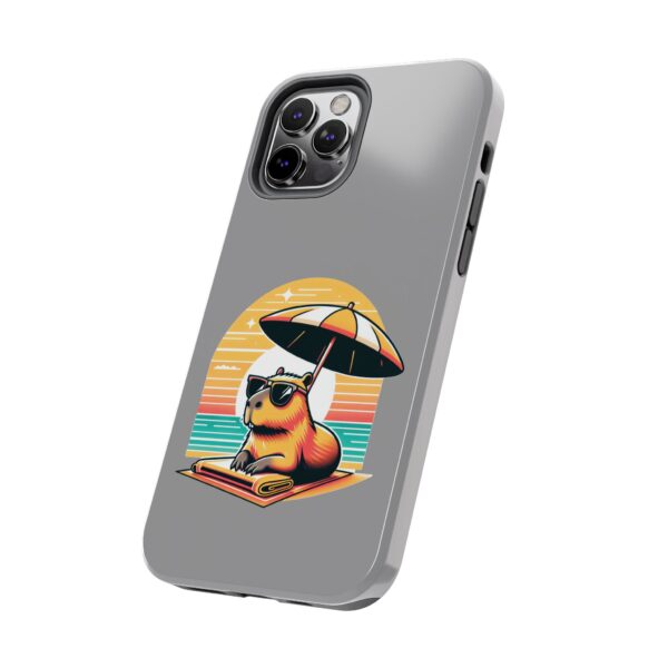 Tough Phone Case with Capybara Design – Durable Protection with Adorable Style