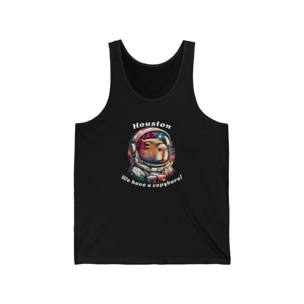 Unisex Jersey Tank Top with Cute Capybara Design – Perfect for Summer Style