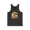 Unisex Jersey Tank Top with Cute Capybara Design – Perfect for Summer Style