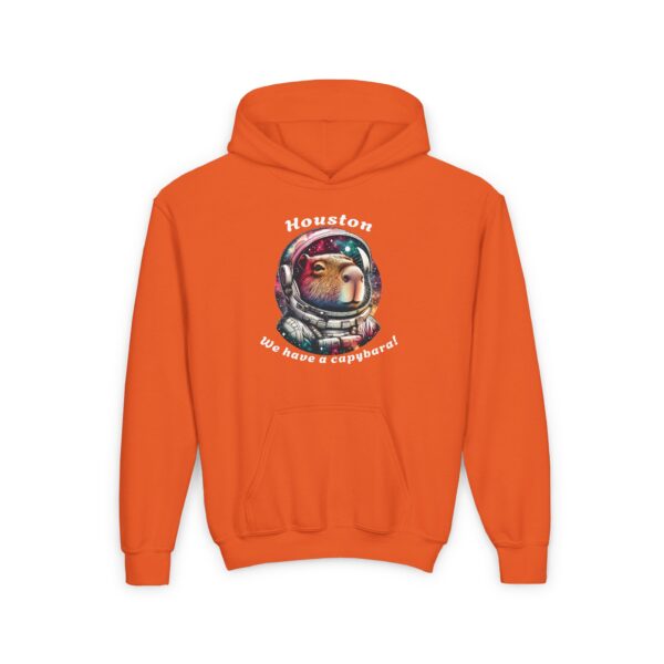Youth Heavy Blend Hooded Sweatshirt with Cute Capybara Design – Warm, Cozy, and Perfect for Kids