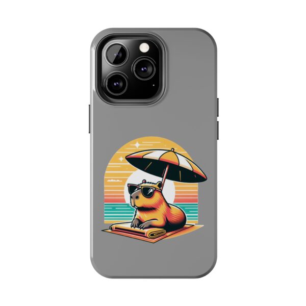 Tough Phone Case with Capybara Design – Durable Protection with Adorable Style