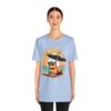 Unisex Jersey Short Sleeve Tee with Adorable Capybara Design – Soft and Stylish T-Shirt